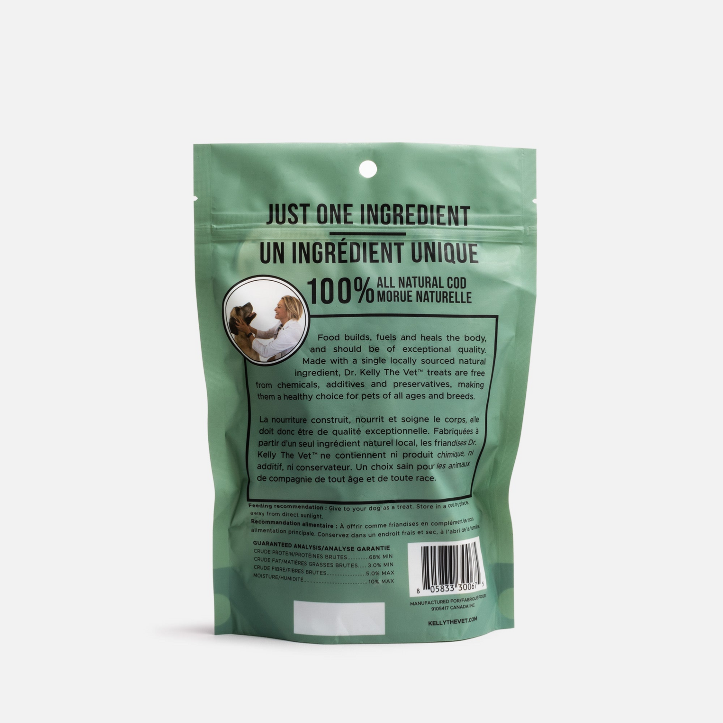 Dr. Kelly The Vet 100% Natural Dog Treats - Cod