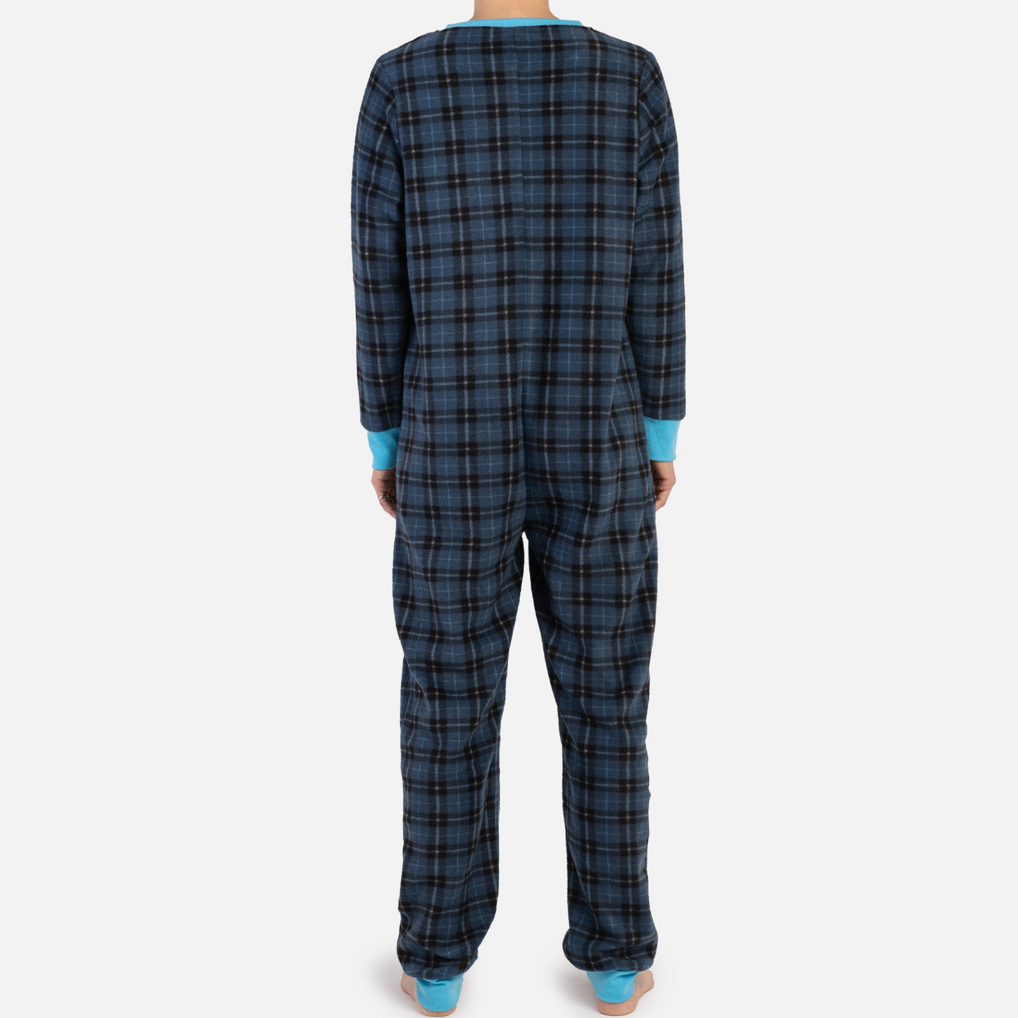 Matching Human & Dog Onesie - Plaid Blue