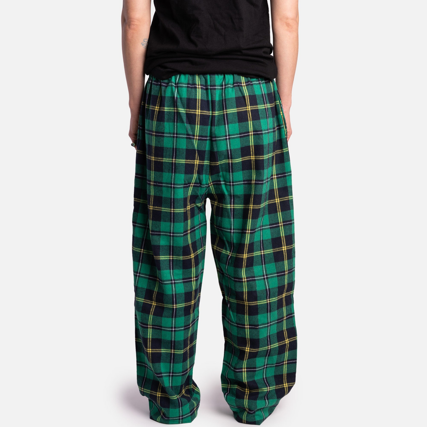 Matching Human & Dog Pajama - Plaid Green