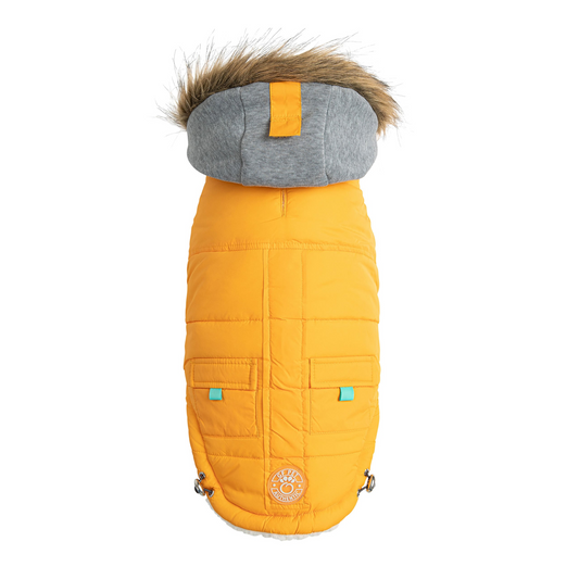 Winter Sailor Parka for Dogs- Yellow