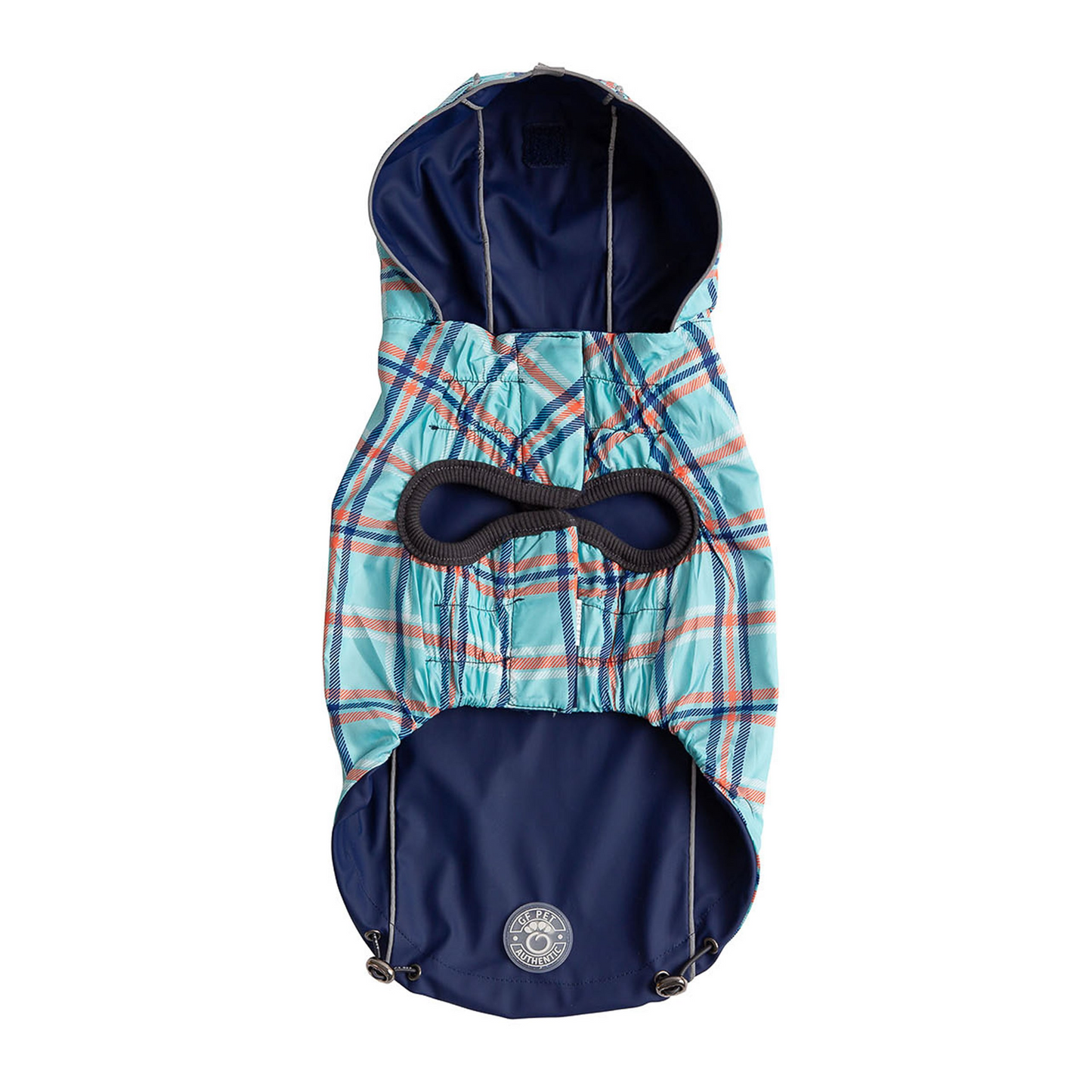 Reversible Elasto-Fit Raincoat for Dogs- Navy