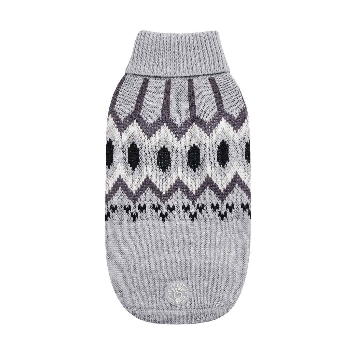 Heritage Sweater for Dogs- Grey Mix