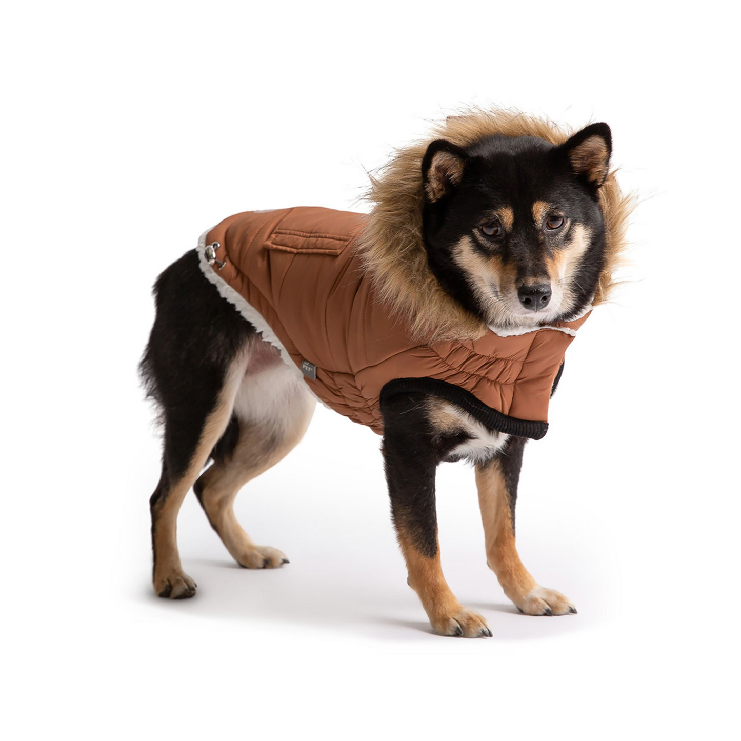 Elasto-Fit Urban Parka for Dogs- Caramel