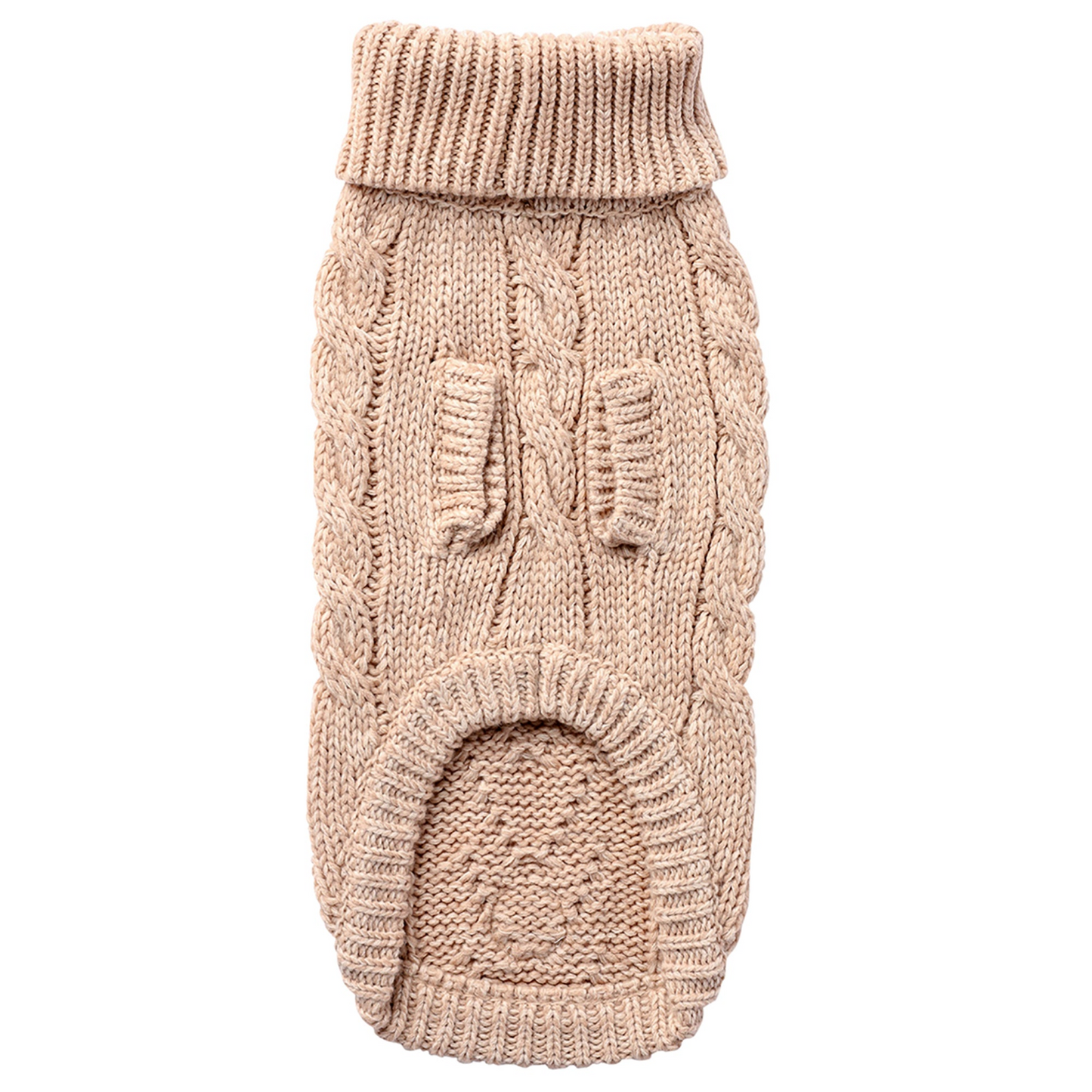 Chalet Dog Sweater Cable Knit- Oatmeal