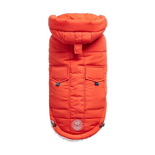 Super Puff Parka for Dogs- Orange