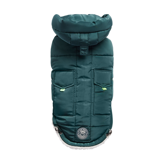 Super Puff Parka for Dogs- Teal