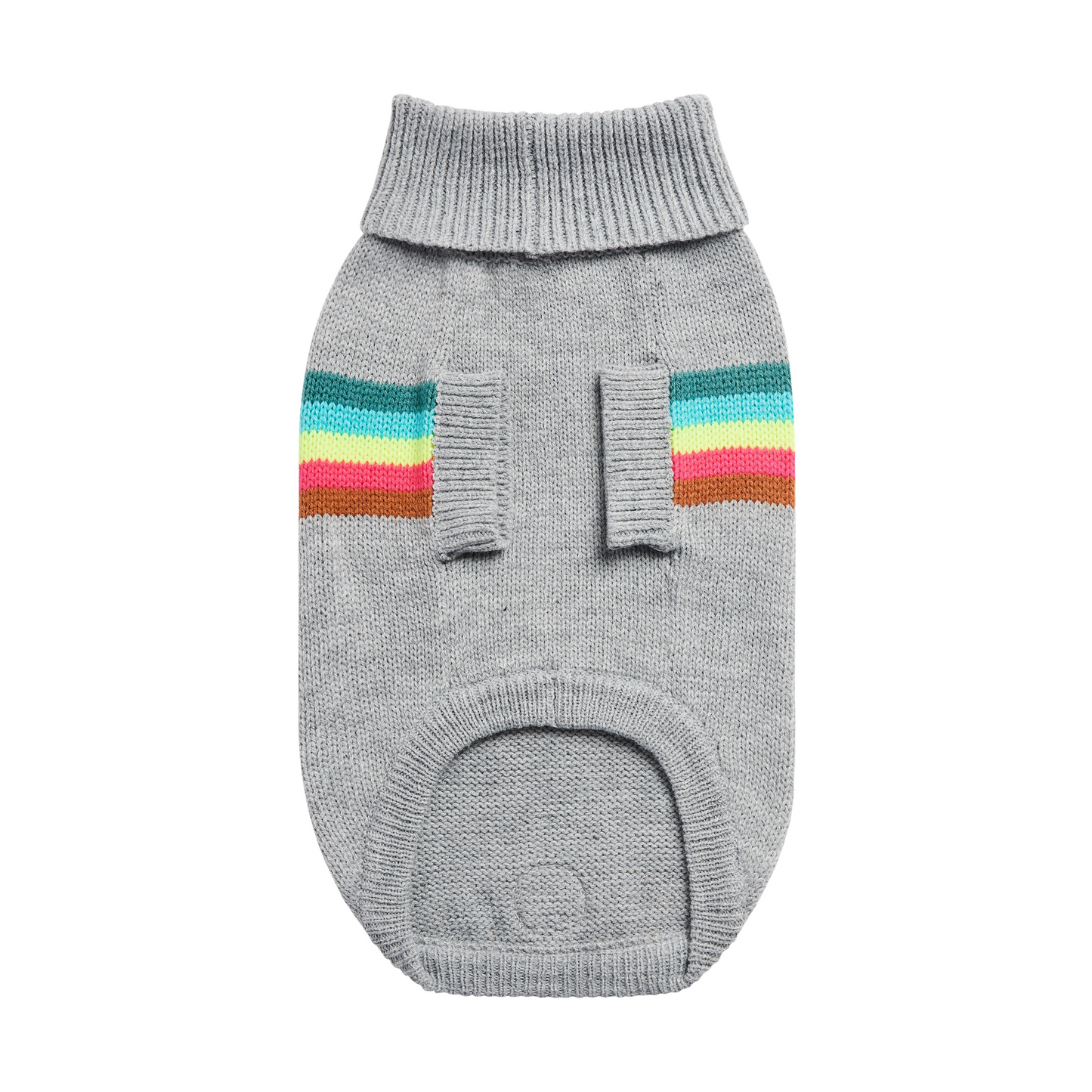 Retro Sweater for Dogs- Grey Mix