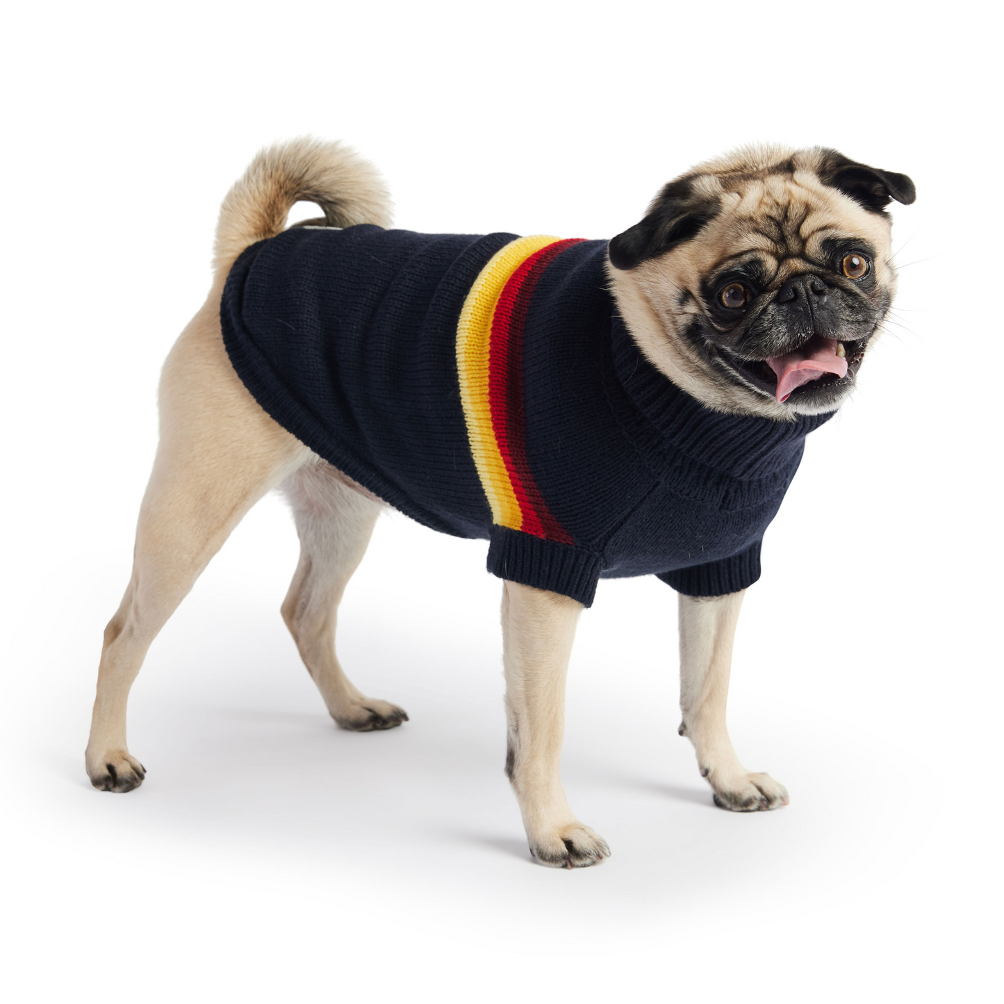 Retro Sweater for Dogs- Navy