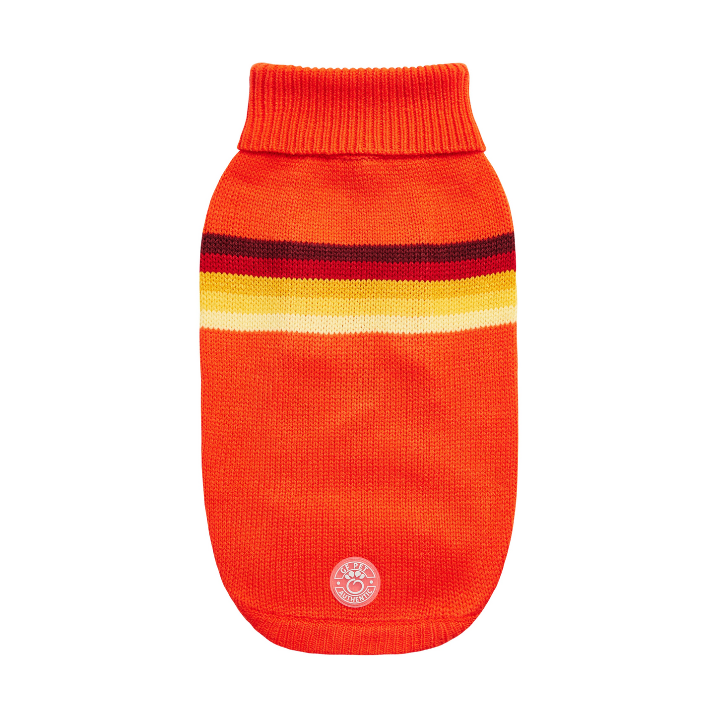 Retro Sweater for Dogs- Orange