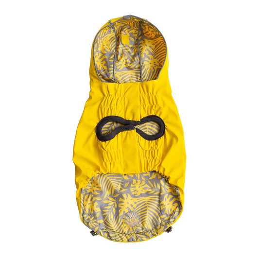 Reversible Elasto-Fit Raincoat for Dogs - Yellow