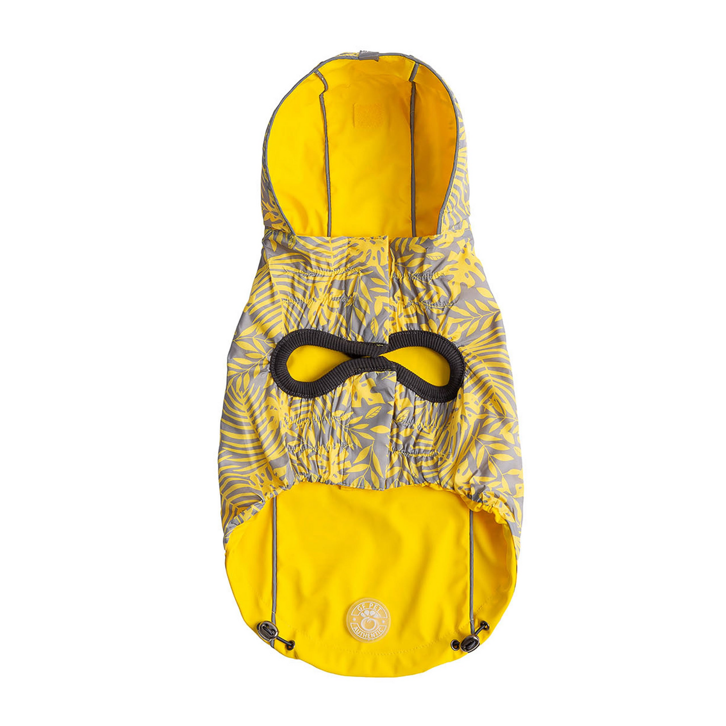 Reversible Elasto-Fit Raincoat for Dogs - Yellow