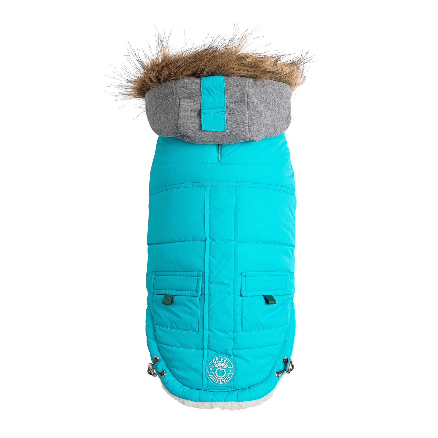 Winter Sailor Parka for Dogs- Aqua