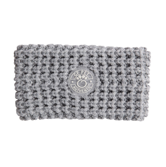 Chalet Tube Scarf for Dogs- Heather Grey