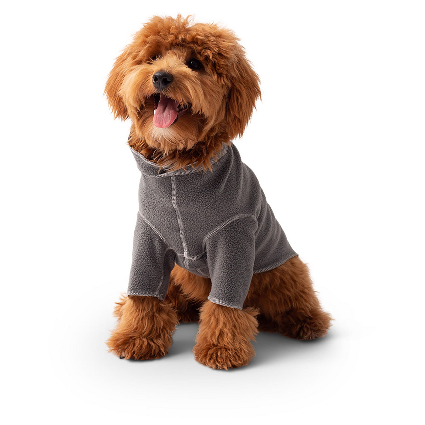 Fleece Under Layer for Dogs - Charcoal