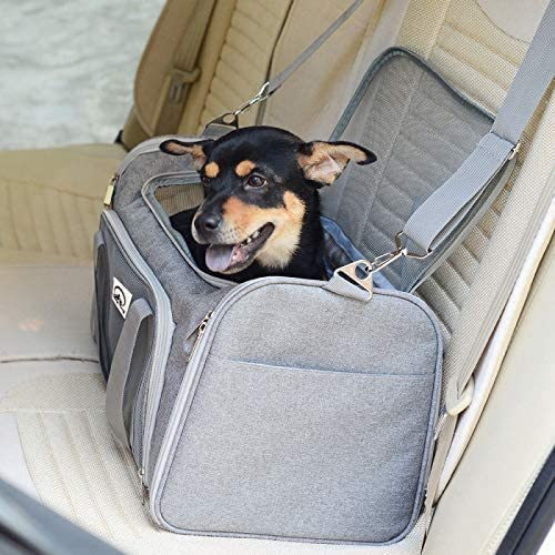 20" Airline Approved Pet Carrier Bag (Grey)